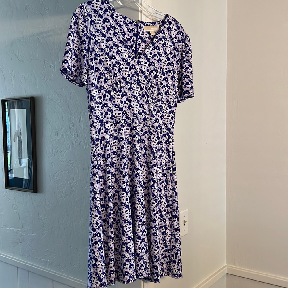 MICHAEL Michael Kors Purple Floral Mini Dress